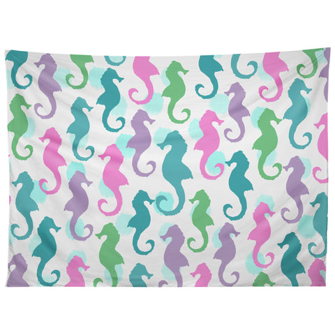 Lisa Argyropoulos Seahorses and Bubbles Spring Tapestry
