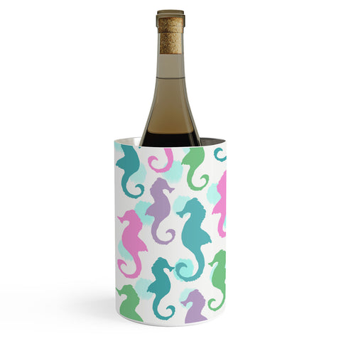 Lisa Argyropoulos Seahorses and Bubbles Spring Wine Chiller