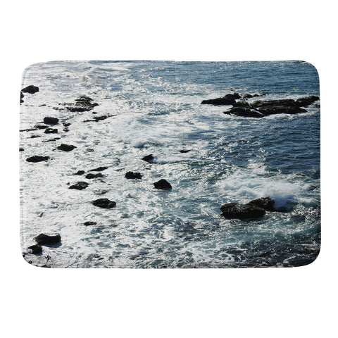 Lisa Argyropoulos Shimmering Mazatlan Sea Memory Foam Bath Mat