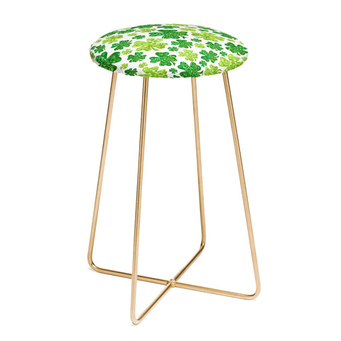 Lisa Argyropoulos Shimmering Shamrocks Counter Stool
