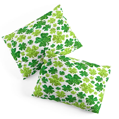 Lisa Argyropoulos Shimmering Shamrocks Pillow Shams