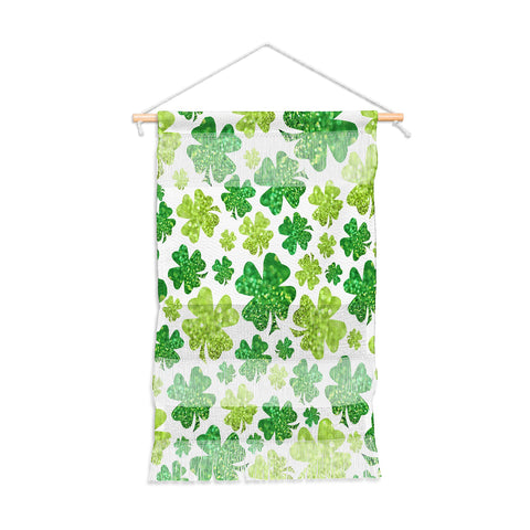 Lisa Argyropoulos Shimmering Shamrocks Wall Hanging Portrait