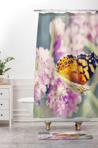 Lisa Argyropoulos Simplicity Shower Curtain And Mat