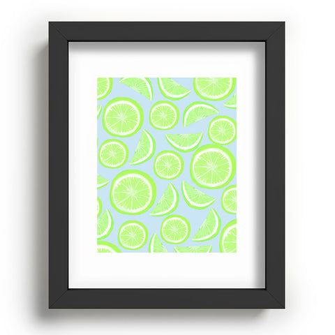 Lisa Argyropoulos Simply Lime Blue Recessed Framing Rectangle