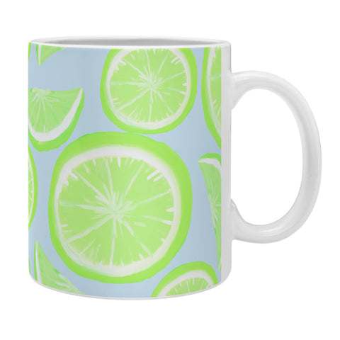 Lisa Argyropoulos Simply Lime Blue Coffee Mug