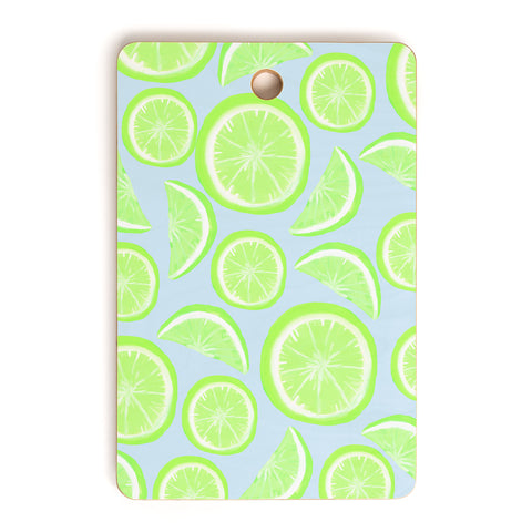 Lisa Argyropoulos Simply Lime Blue Cutting Board Rectangle