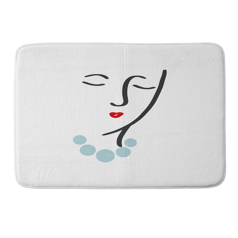 Lisa Argyropoulos Simply She Memory Foam Bath Mat
