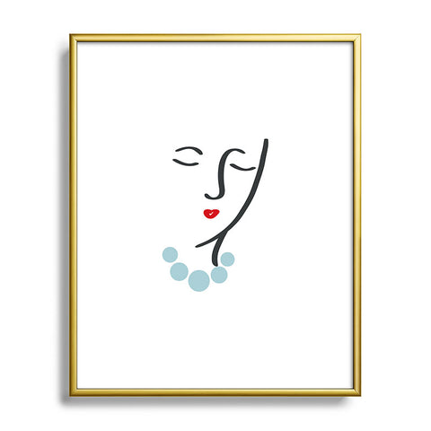 Lisa Argyropoulos Simply She Metal Framed Art Print