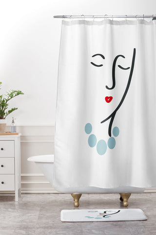 Lisa Argyropoulos Simply She Shower Curtain And Mat