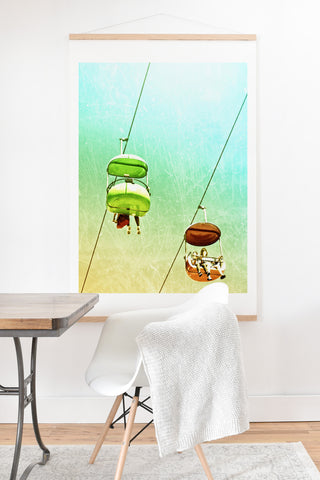Lisa Argyropoulos Sky Cabs Art Print And Hanger