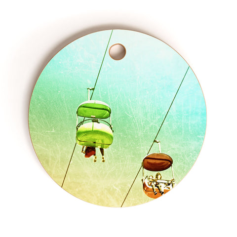 Lisa Argyropoulos Sky Cabs Cutting Board Round