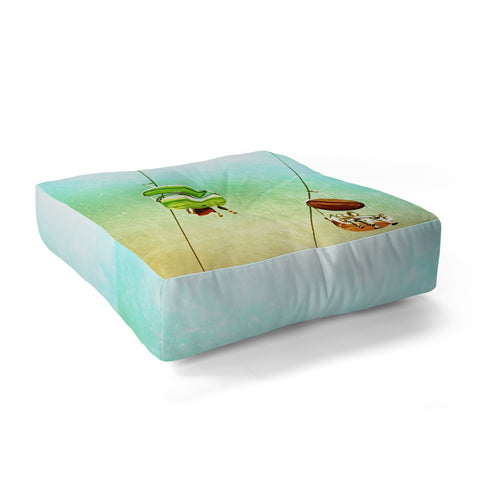 Lisa Argyropoulos Sky Cabs Floor Pillow Square