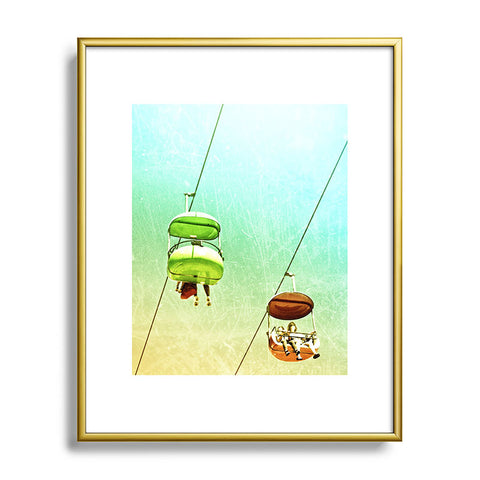 Lisa Argyropoulos Sky Cabs Metal Framed Art Print