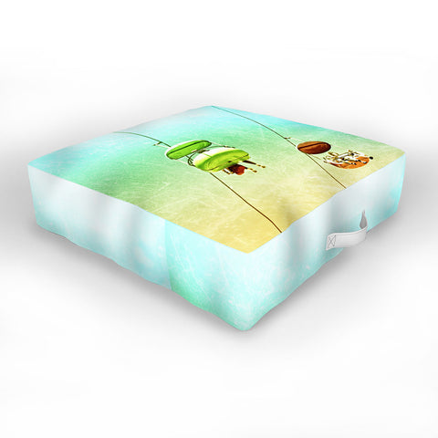 Lisa Argyropoulos Sky Cabs Outdoor Floor Cushion