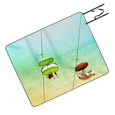 Lisa Argyropoulos Sky Cabs Picnic Blanket