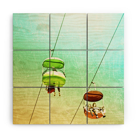 Lisa Argyropoulos Sky Cabs Wood Wall Mural