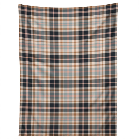 Lisa Argyropoulos Smokey Cabin Plaid Tapestry
