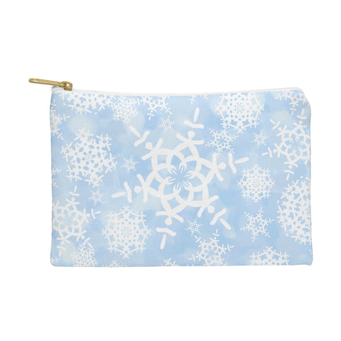 Lisa Argyropoulos Snow Flurries in Blue Pouch