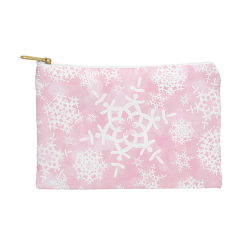 Lisa Argyropoulos Snow Flurries in Pink Pouch