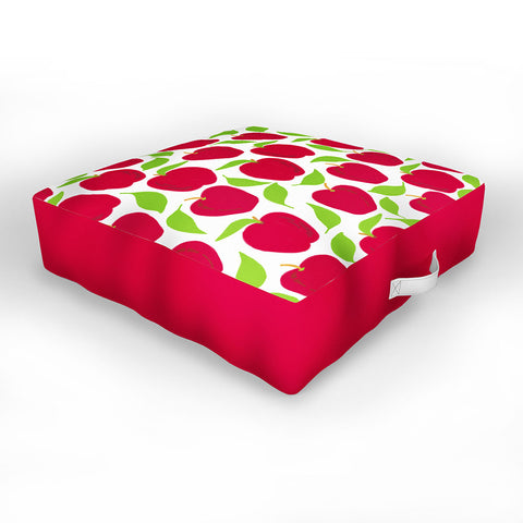 Lisa Argyropoulos So Red Delicious Outdoor Floor Cushion