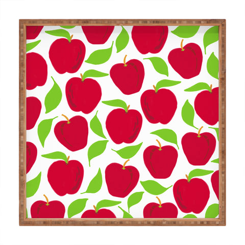 Lisa Argyropoulos So Red Delicious Square Tray