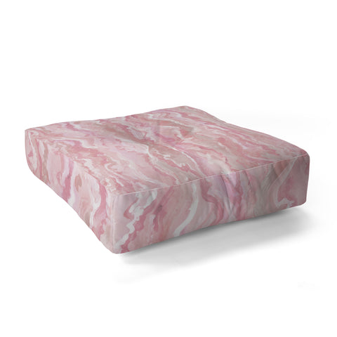 Lisa Argyropoulos Soft Blush Melt Floor Pillow Square