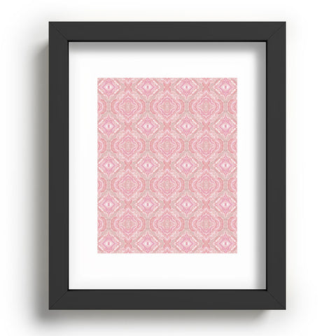 Lisa Argyropoulos Soft Blush Melt Pattern Recessed Framing Rectangle