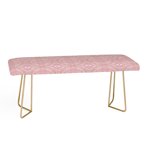 Lisa Argyropoulos Soft Blush Melt Pattern Bench