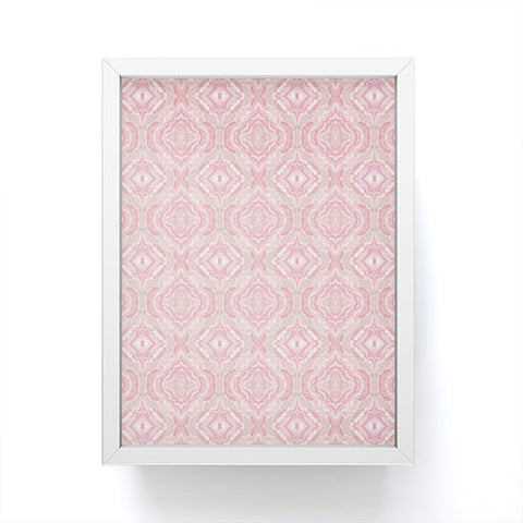Lisa Argyropoulos Soft Blush Melt Pattern Framed Mini Art Print