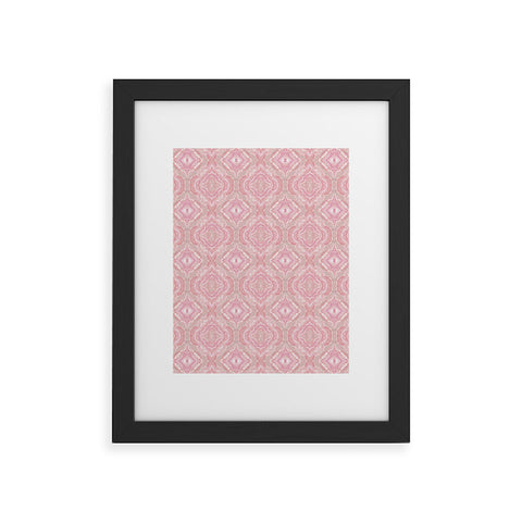 Lisa Argyropoulos Soft Blush Melt Pattern Framed Art Print
