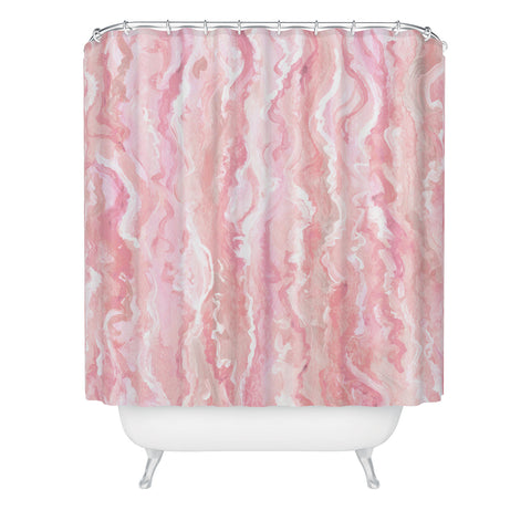 Lisa Argyropoulos Soft Blush Melt Shower Curtain