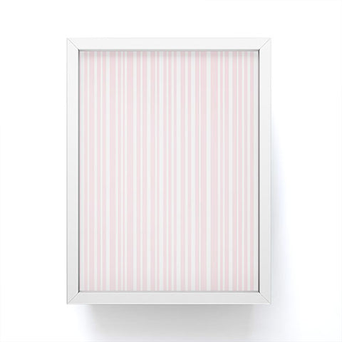 Lisa Argyropoulos Soft Blush Stripes Framed Mini Art Print