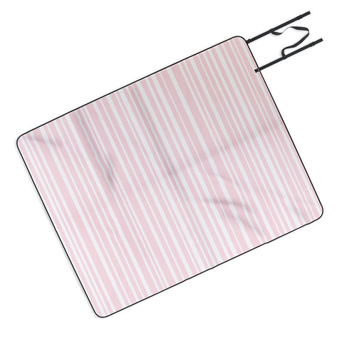 Lisa Argyropoulos Soft Blush Stripes Picnic Blanket