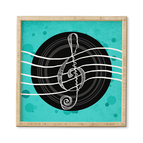 Lisa Argyropoulos Solo Aquatic Blues Framed Wall Art