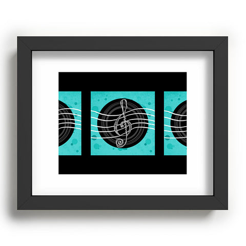 Lisa Argyropoulos Solo Aquatic Blues Recessed Framing Rectangle