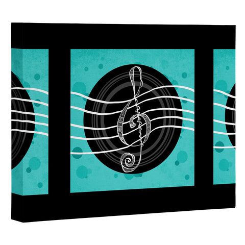 Lisa Argyropoulos Solo Aquatic Blues Art Canvas