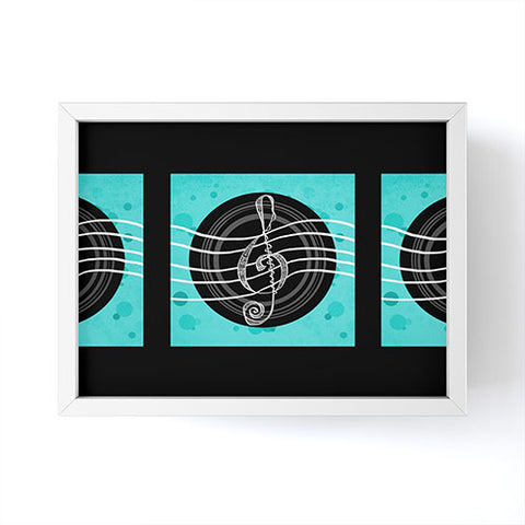 Lisa Argyropoulos Solo Aquatic Blues Framed Mini Art Print