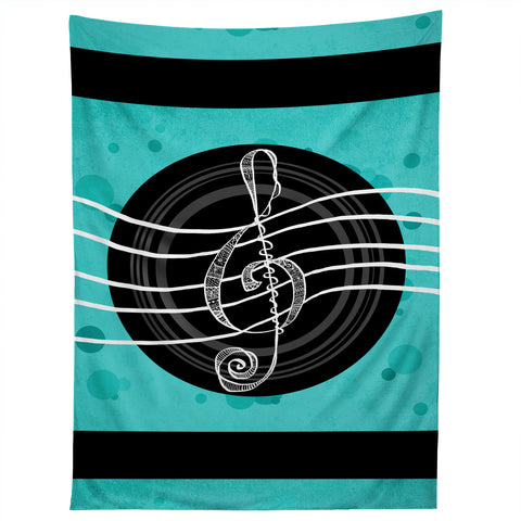 Lisa Argyropoulos Solo Aquatic Blues Tapestry