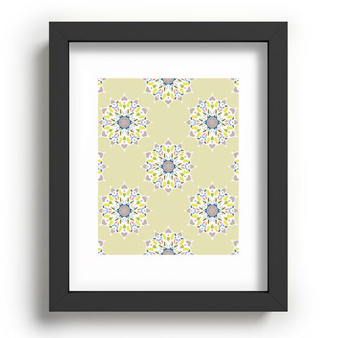 Lisa Argyropoulos Spring Mandalas Recessed Framing Rectangle