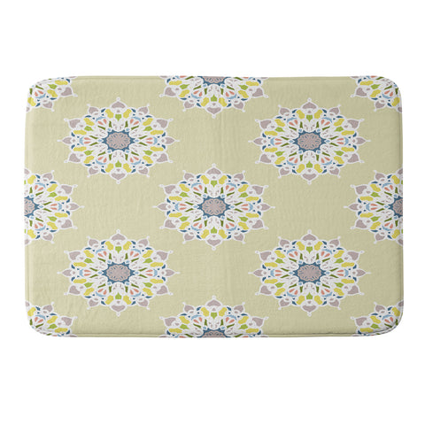 Lisa Argyropoulos Spring Mandalas Memory Foam Bath Mat