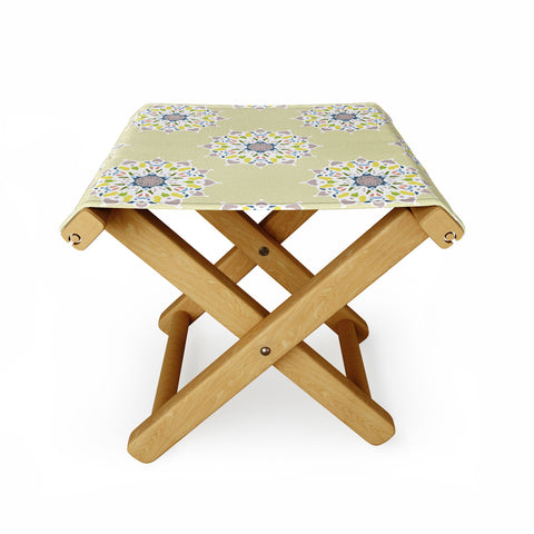 Lisa Argyropoulos Spring Mandalas Folding Stool