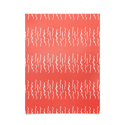 Lisa Argyropoulos Squiggle Coral Poster