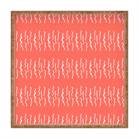 Lisa Argyropoulos Squiggle Coral Square Tray