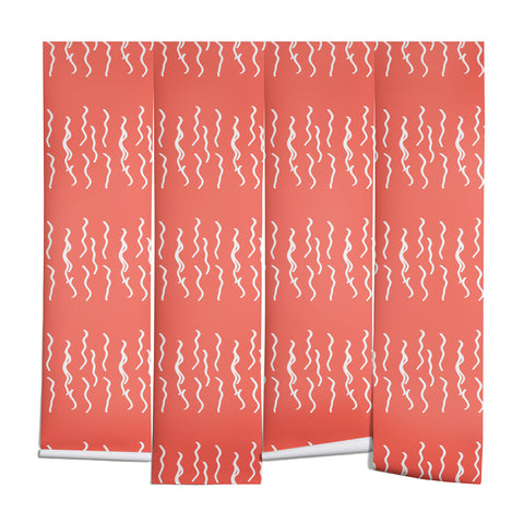 Lisa Argyropoulos Squiggle Coral Wall Mural
