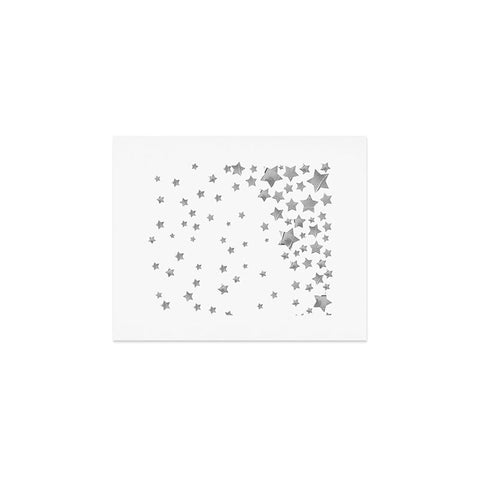 Lisa Argyropoulos Starry Magic Silvery White Art Print