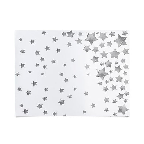 Lisa Argyropoulos Starry Magic Silvery White Poster