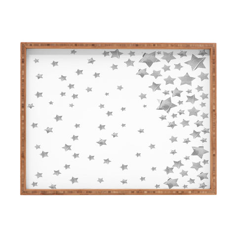 Lisa Argyropoulos Starry Magic Silvery White Rectangular Tray