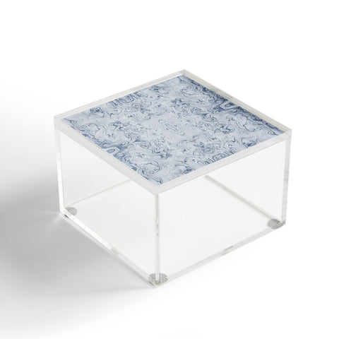 Lisa Argyropoulos Steely Blue Marble Kali Acrylic Box