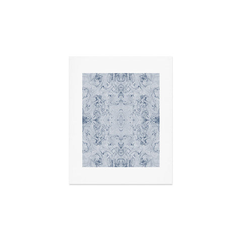 Lisa Argyropoulos Steely Blue Marble Kali Art Print