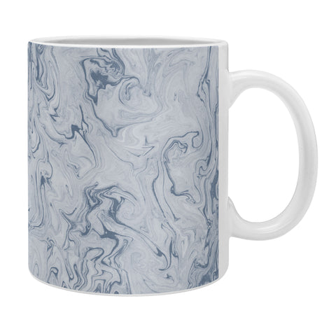 Lisa Argyropoulos Steely Blue Marble Kali Coffee Mug